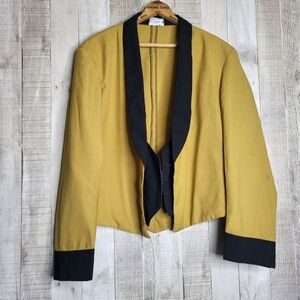 ❤️ Ella Skinner Club Jacket. Mustard Yellow. Vintage